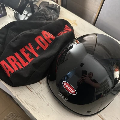 HCI 100 半头盔摩托车短裤带遮阳点认可尺寸 L — 第 1/4 张图片