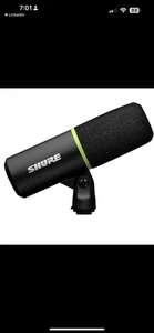 Shure MV6 USB Speech Microphone, Black - Picture 1 of 6