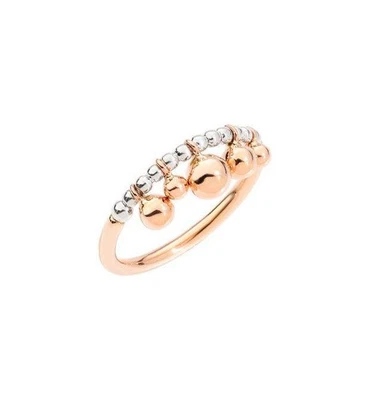 Anello Dodo Bollicine DAC0002_BOLLI_0009A Oro Rosa argento Ring Mis 52 56 - Immagine 1 di 3