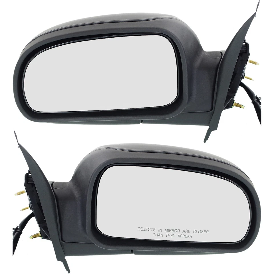 Mirrors For 2002-2009 Chevrolet Trailblazer L R Power Heated Textured 1st Design - Image 1 of 4