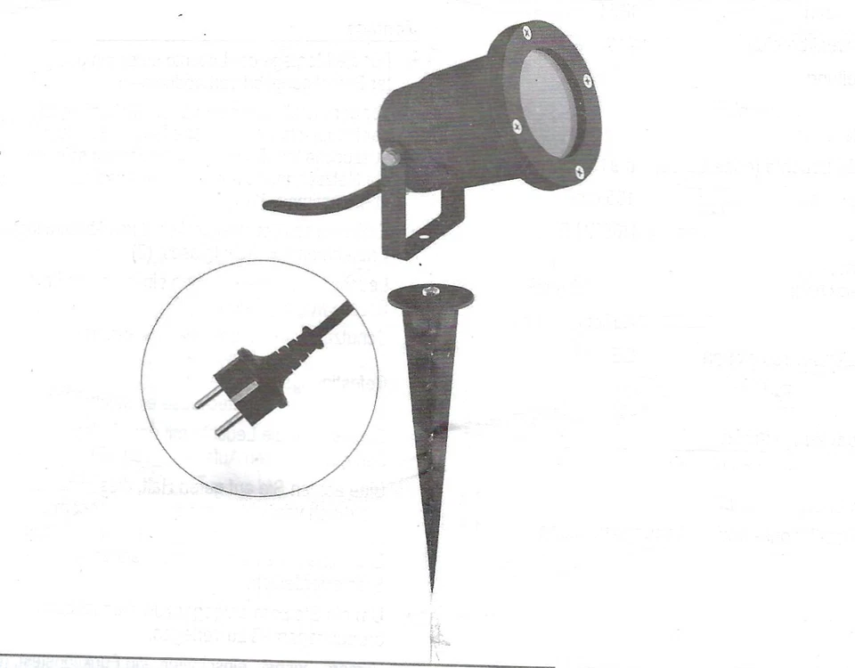 EVN Lichttechnik ALU-Spot mit Erdspiess 545239, IP54, GU10, 35W      (950148) - Bild 1 von 1