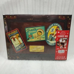 2013 Hallmark Frosty Friends Keepsake Ornament Storage Box - BRAND NEW SEALED - Picture 1 of 4