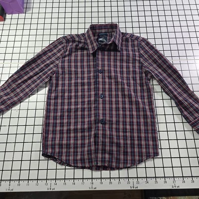 Talla 4t - Camisa a cuadros con cuello abotonado Náutica para niños pequeños Foto 1 de 4
