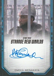 2025 Star Trek Strange New Worlds Season 2 Emeka Menakaya autograph Tiko - Imagen 1 de 1