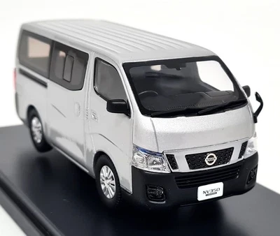 Ebbro 1/43 Nissan NV350 Minibus Van DX 2012 Silver Diecast Scale Model Car - Image 1 of 4