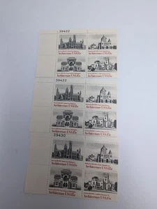 Menge 3 Architektur USA 15¢ Renwick, Richardson, Furness, AJ Davis - Bild 1 von 6