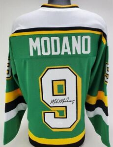 Mike Modano Signed Minnesota North Stars Jersey (JSA COA) 1988 #1 Pick / Center