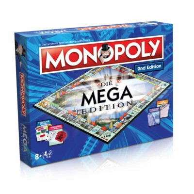 Winning Moves Monopoly Mega 2nd Edition Brettspiel Gesellschaftsspiel Spiel - Bild 1 von 3