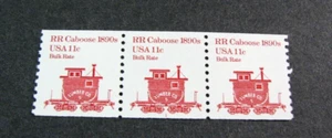 US PNC Briefmarke Scott # 1905 RR Caboose 1984 P#1 postfrisch Stockbild H314 - Bild 1 von 1
