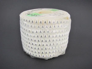 (1000x) Wieland tamaño 5, letra A marcador de alambre deslizable, .160" a .215" OD, tipo Z - Imagen 1 de 2