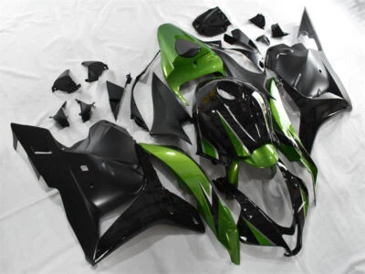 Para Honda CBR600RR 2009 2010 2011 2012 Carenado ABS Carrocería Capucha Verde Negro m0 Foto 1 de 4