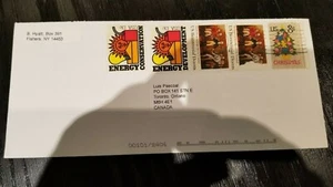 USA COVER TO CANADA (7) CHRISTMAS STAMP - Picture 1 of 1