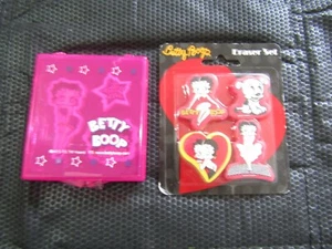 Betty Boop Lot Of Two Sets Of Betty Boop Rubbers  New Sealed - Picture 1 of 7