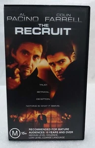 THE RECRUIT AL PACINO COLIN FARRELL +BONUS DOUBLE COVER VHS MOVIE LIKE NEW - Picture 1 of 5