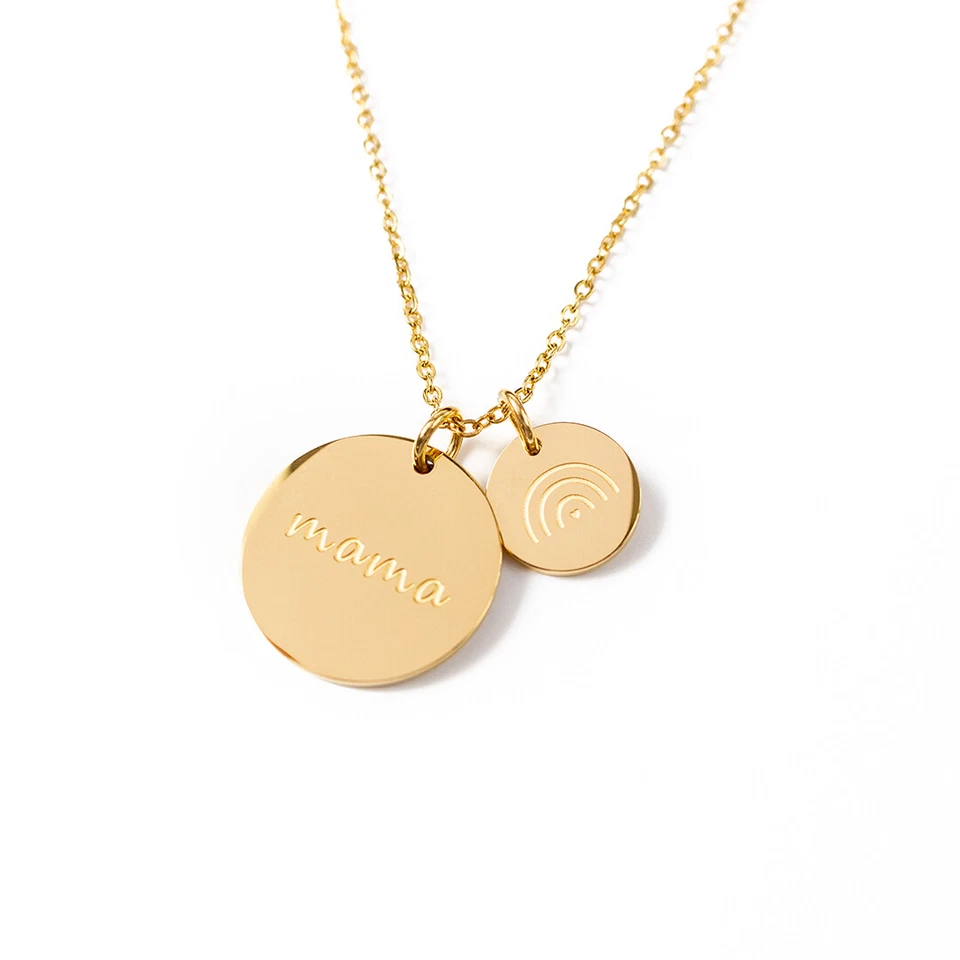 Arco Iris Mamá - Collar Colgante Arco Iris Bebé - Pequeños Bebés Arco Iris Foto 1 de 4