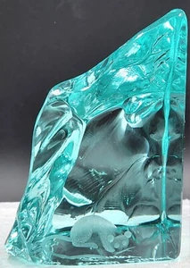 Vtg MCM Art Glass Hovmantorp Sweden R Strand Borneson Mouse Paperweight Signed - Picture 1 of 8