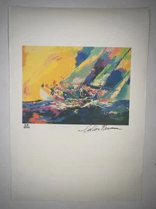 LeRoy Neiman Original Vintage Art Print Lithograph Signed Limited with COA - Picture 1 of 3