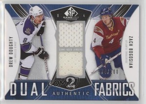 2009 SP Game Used Edition Authentic Fabrics Dual /100 Drew Doughty Zach Bogosian