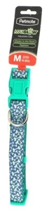 1 Count Petmate Maxglow M 3/4 In 14 To 20 In Bones Glow In Dark Fashion Collar - Picture 1 of 1
