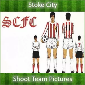 Shoot / Match Football Magazine Team Squad Pictures Stoke City - Various Games - Picture 1 of 7