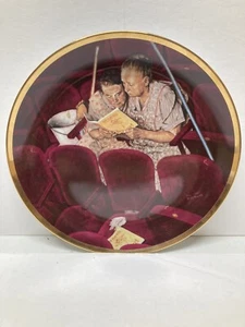 River Shore Norman Rockwell "The Cleaning Ladies" America at Work Series Plate - Picture 1 of 7