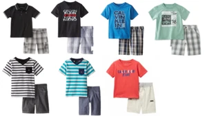 New Calvin Klein Boys 4-7 Shirt and Short Set - Pick Size & Color - MSRP:$55 - Picture 1 of 6