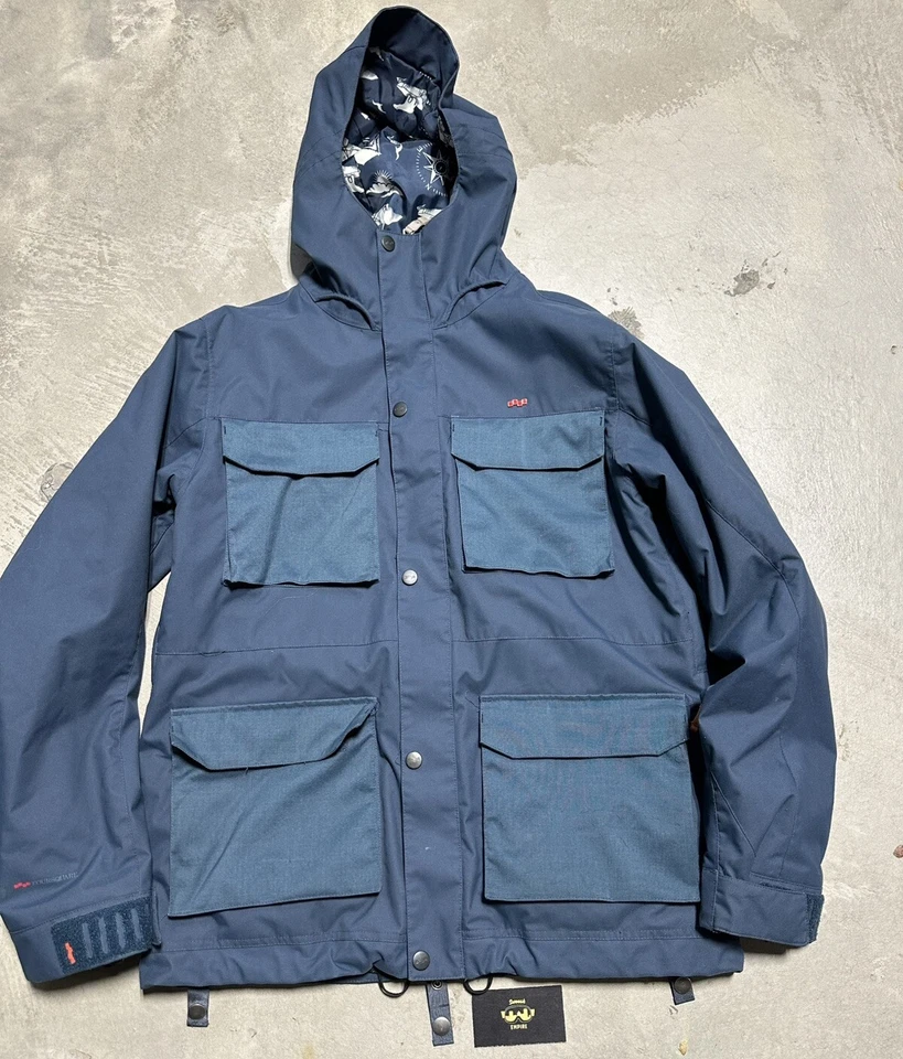 Chaqueta de snowboard FOURSQUARE para hombre talla mediana azul ropa exterior chaqueta azul marino Foto 1 de 4