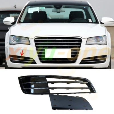 Cubierta de rejilla de parachoques delantero derecho con base para Audi A8 Quattro D4 2011-2014 Foto 1 de 4