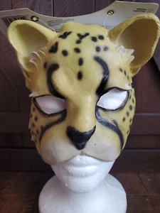 Vintage child Tiger Face Mask for kids big cat halloween play betta Products leo - Picture 1 of 12