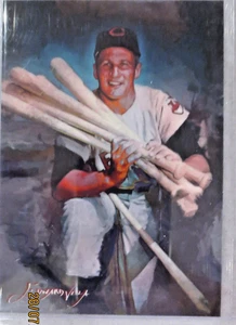 Al Rosen Art Card Limited 36/50 Edward Vela Signed (Cleveland Indians) - Picture 1 of 2