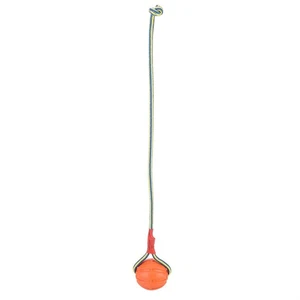 EVA Pet Dog Training Bite Resistant Interactive Chew Toys Ball With Rope(Red) - Picture 1 of 11