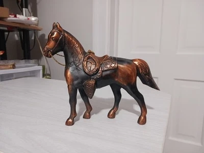 Vintage Coppertone Metal Horse Figure - Image 1 of 4