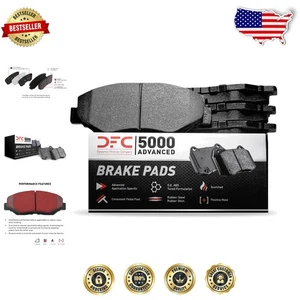 Pastillas de freno traseras avanzadas Superior 5000 - Compatibilidad con Ford y Lincoln - Imagen 1 de 8