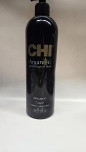 CHI Argan Oil Plus Moringa Oil Shampoo - Paraben Free 739ml/ 25oz (NEW) USA - Picture 1 of 6