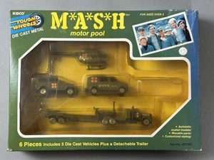 1981 vintage Kidco Tough Wheels MASH 4077th diecast MOTOR POOL Box Set Missing 1 - Picture 1 of 19