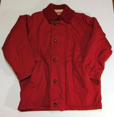 Chaqueta de Cubierta Vintage 45rpm Botón Rojo Nogal Hecha en Japón Talla L Foto 1 de 4