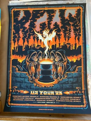 Póster de la gira King Gizzard and The Lizard Wizard 2025 Primal Soup Designs Foto 1 de 4