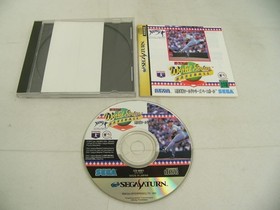 Mint Disc Sega Saturn Hideo Nomo World Series Baseball - Inc Manual - NTSC-J /2