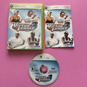Virtua Tennis 3 (Xbox 360, 2006) Microsoft SEGA Completo ¡Bonito Estado! - Imagen 1 de 6