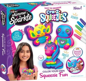 Cra-Z-Art Shimmer 'N Sparkle Color Your Own Squeezie Fun - Picture 1 of 4