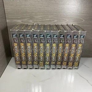 11 Wrestlemania VHS Lot WWF WWE WF Home Video 2-3-4-6-8-9-10-11-12-13-14 - Foto 1 di 12