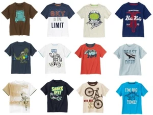 Gymboree Boys 10 Summer Tee Shirt Top Variety Space Bike Shark Baseball NEW NWT - Picture 1 of 17