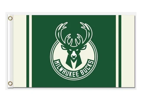Milwaukee Bucks Flag 3x5ft Banner Polyester basketball World Champion Bucks022 Cover