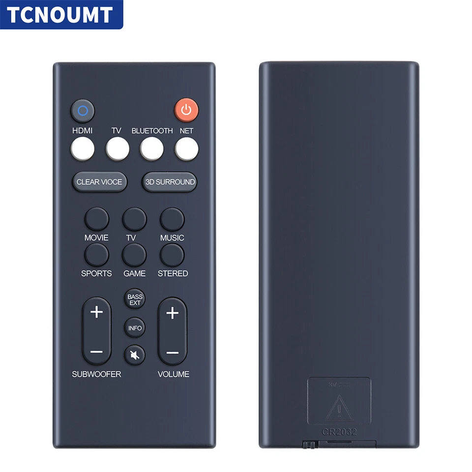 New YAS-209 YAS-109 Remote Control For Yamaha Soundbar ATS-1090 ATS-2090
