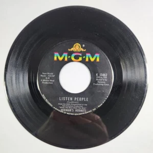 Herman's Hermits - Listen People & Got A Feeling - MGM K 13462 - 45 - VG+ - Imagen 1 de 2