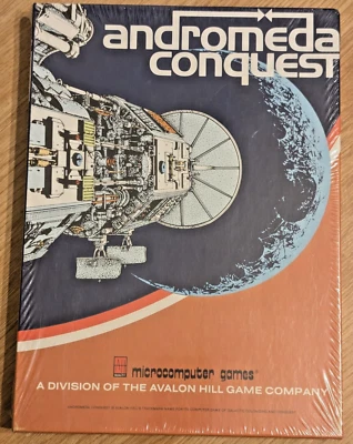 Avalon Hill ANDROMEDA CONQUEST Microcomputer Game for AppleII Dos 3.3 Sealed New - Image 1 of 3