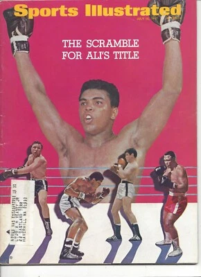 1967 7/10 Sports Illustrated magazine boxing Muhammad Ali Baseball Stadiums GOOD - Image 1 of 4