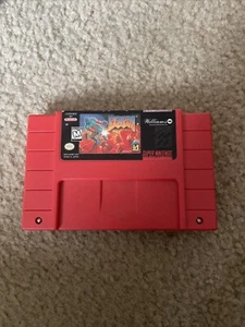 Doom Super Nintendo SNES, Cleaned and Tested, Authentic - Picture 1 of 2