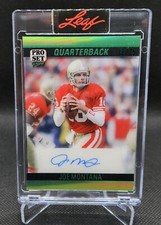 JOE MONTANA AUTOGRAPH 2023 Leaf Pro Set Pure #90-JM1 Green SP 16/25 HOF 49ers