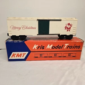 vintage KMT Kris Model Trains Merry Christmas Reefer Car O scale - Picture 1 of 13